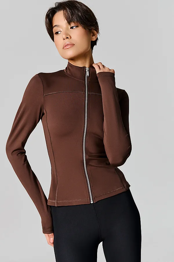 Жакет женский MARK FORMELLE, шоколадное мартини +печать - фото 2