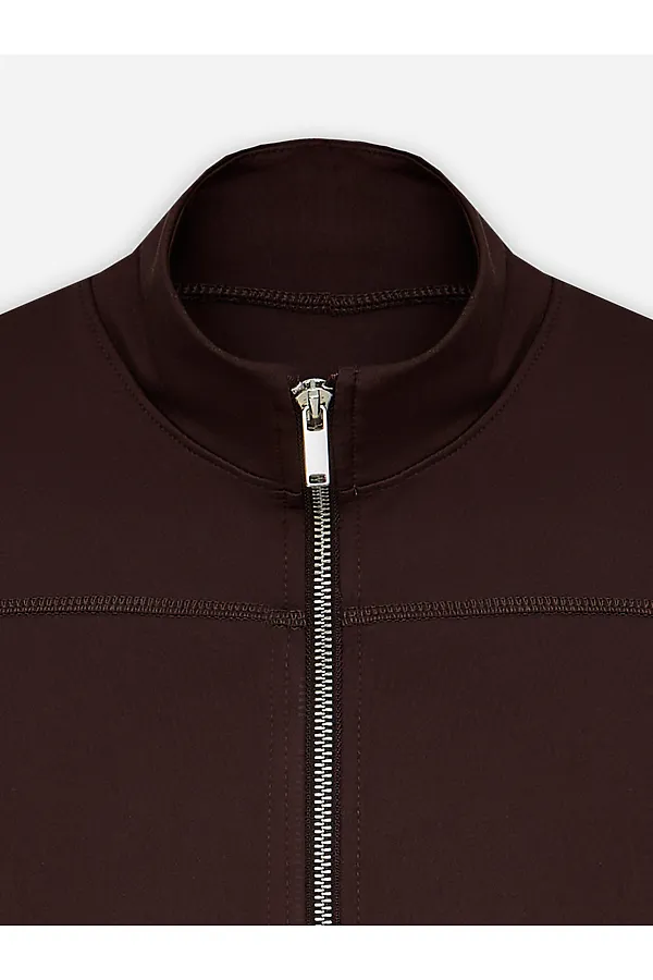 Жакет женский MARK FORMELLE, шоколадное мартини +печать - фото 2