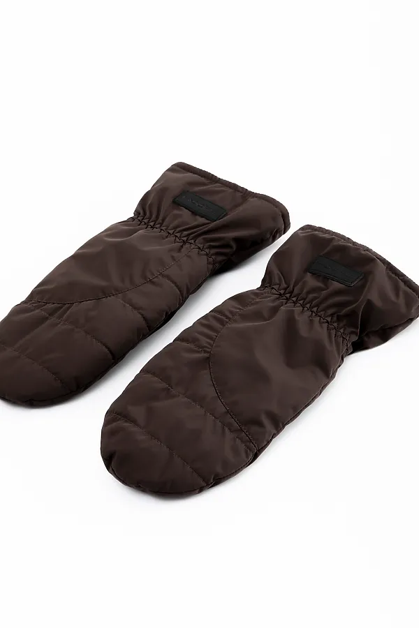 223V, Варежки женские HOOPS, коричневый - фото 2