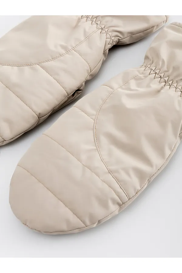 223V, Варежки женские HOOPS, бежевый - фото 2