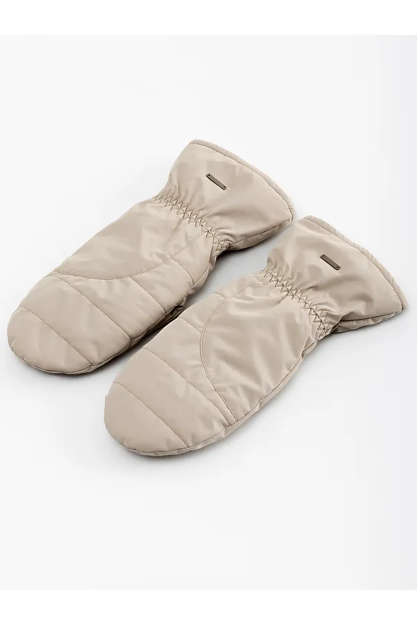 223V, Варежки женские HOOPS, бежевый - фото 2