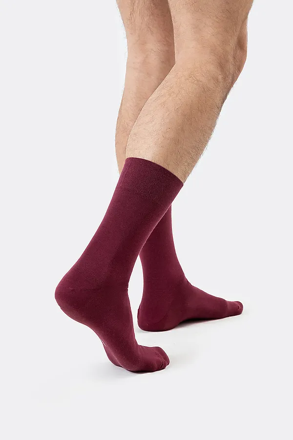 Носки мужские MARK FORMELLE, бордовый - фото 2