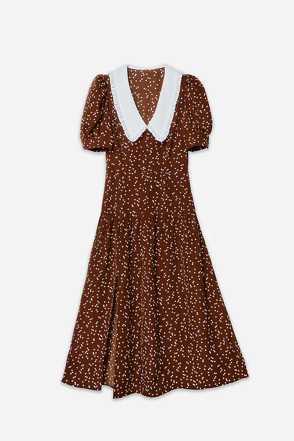 Платье MARK FORMELLE, молочный горошек - фото 2