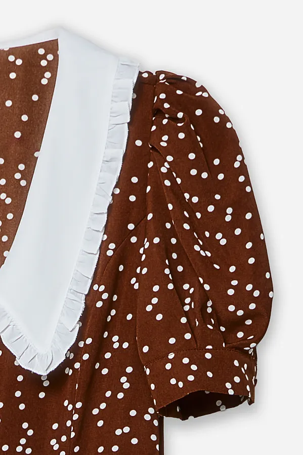 Платье MARK FORMELLE, молочный горошек - фото 2