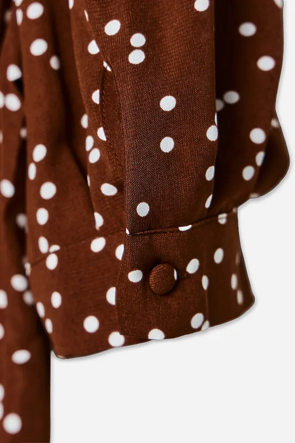 Платье MARK FORMELLE, молочный горошек - фото 2