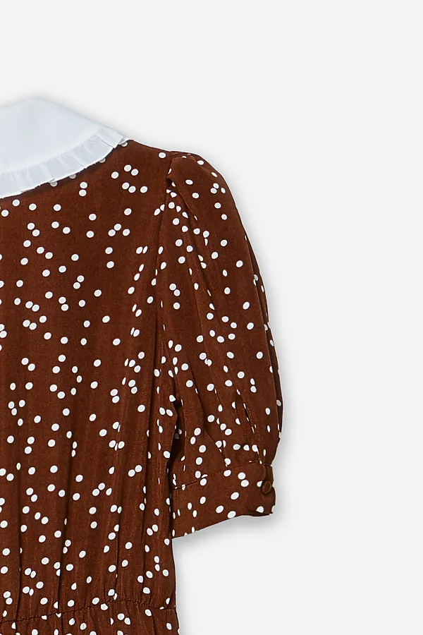 Платье MARK FORMELLE, молочный горошек - фото 2