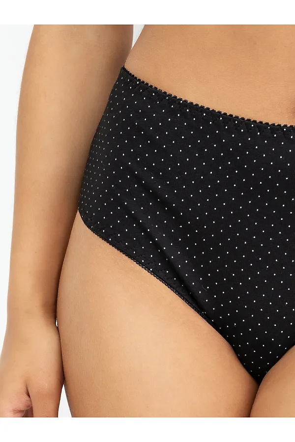 Трусы женские MARK FORMELLE, горошек на черном - фото 2
