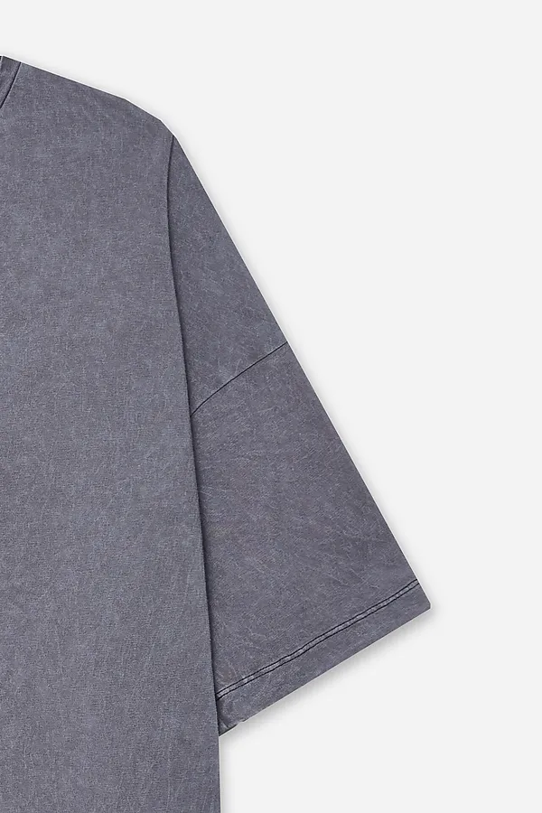 Туника женская MARK FORMELLE, acid wash серый +печать - фото 2