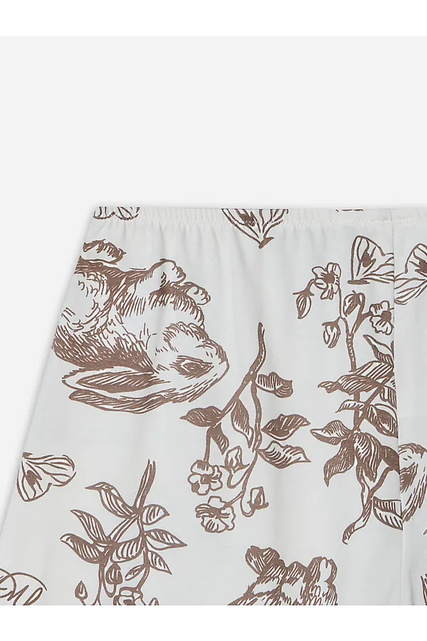 Комплект женский (топ, шорты) MARK FORMELLE, кролики на молочном - фото 2