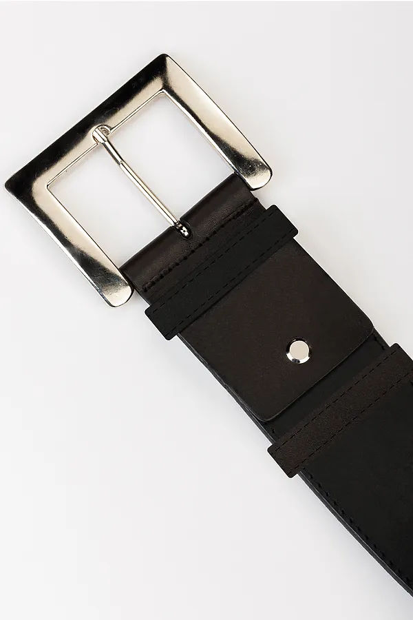 Ремень кожаный HOOPS, черный - фото 2