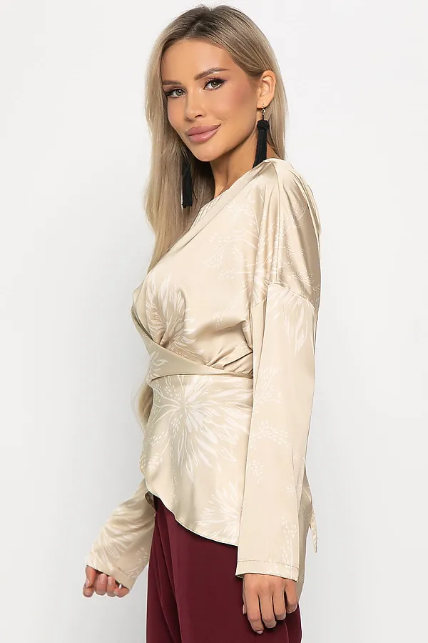 Блуза Леа LADY TAIGA, бежевая - фото 2