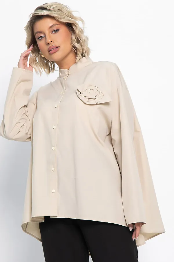 Блуза Луиза LADY TAIGA, бежевая - фото 2