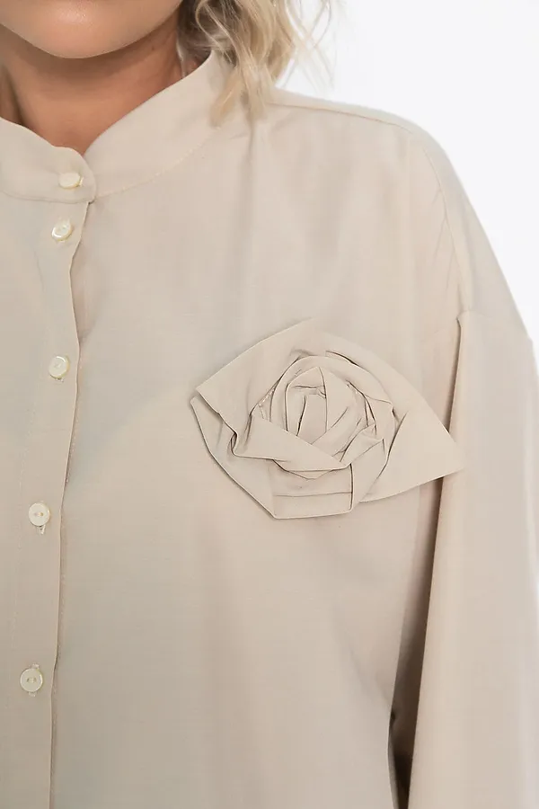 Блуза Луиза LADY TAIGA, бежевая - фото 2