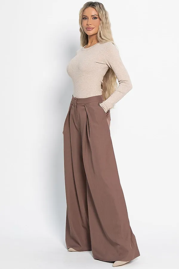 Брюки Безусловный приоритет LADY TAIGA, молочный шоколад - фото 2