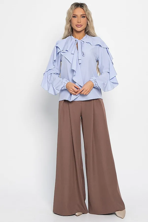 Брюки Безусловный приоритет LADY TAIGA, молочный шоколад - фото 2