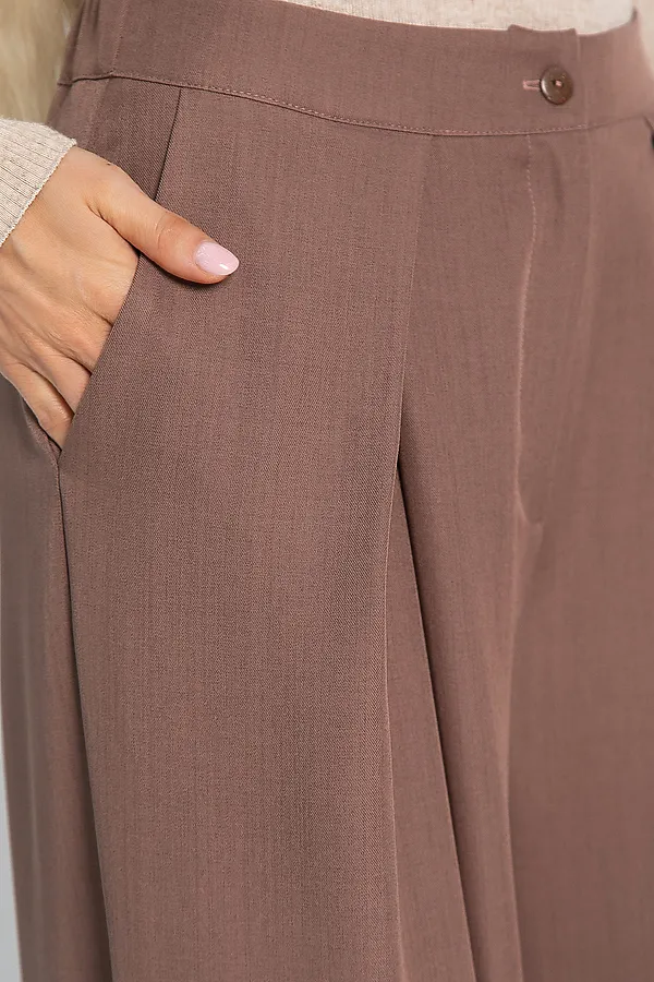 Брюки Безусловный приоритет LADY TAIGA, молочный шоколад - фото 2