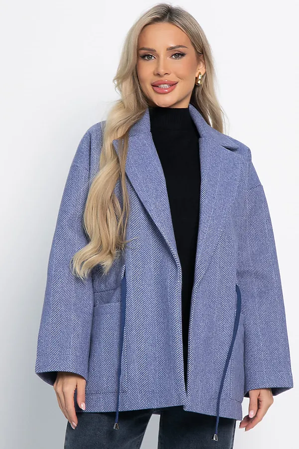 Пальто-пиджак LADY TAIGA, джинс - фото 2