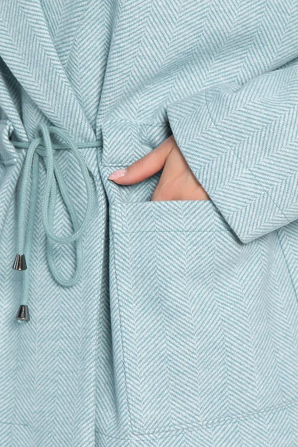 Пальто-пиджак LADY TAIGA, голубой - фото 2