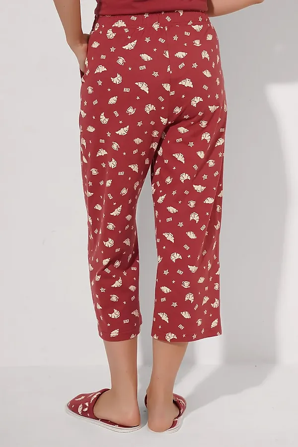 Пижама CLEVER, терракотовый/св.бежевый - фото 2