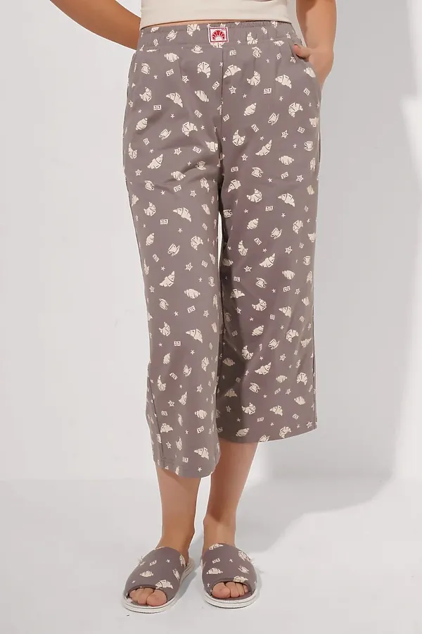 Пижама CLEVER, св.бежевый/кофейный - фото 2