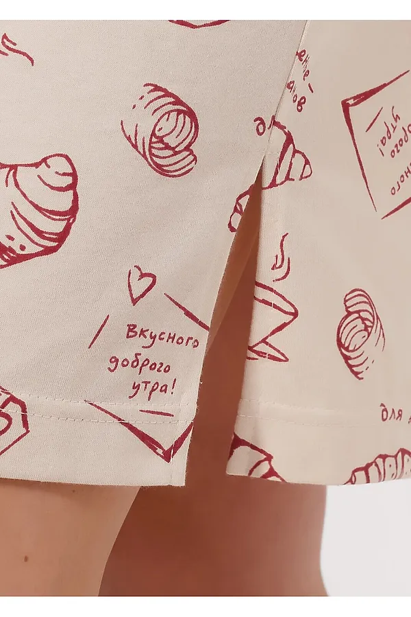 Платье CLEVER, св.бежевый/терракотовый - фото 2