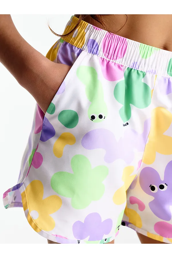 Шорты купальные для девочек PELICAN, молочный - фото 2