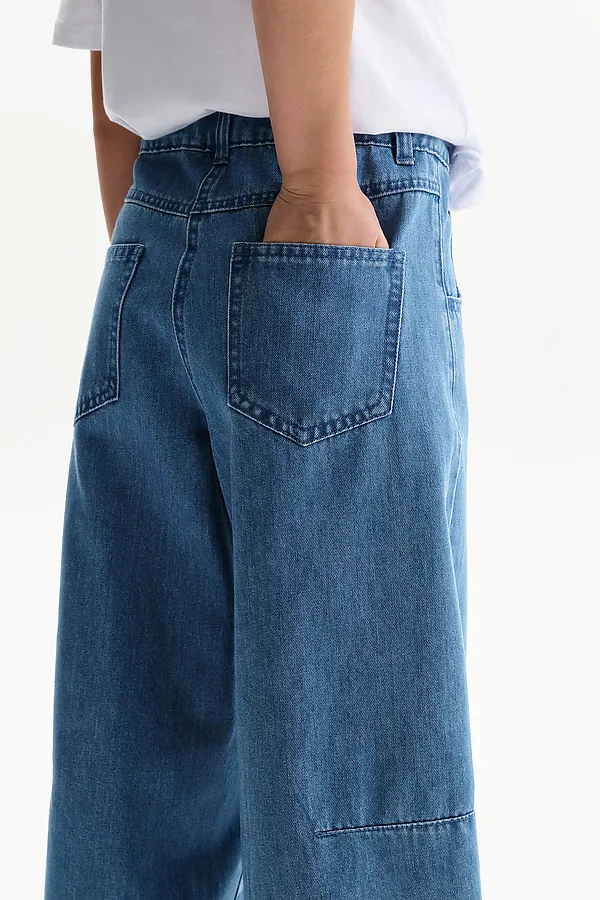 Брюки для девочек PELICAN, джинс - фото 2