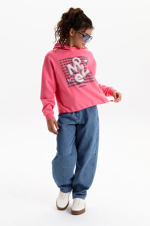 Брюки для девочек PELICAN, джинс - фото 2