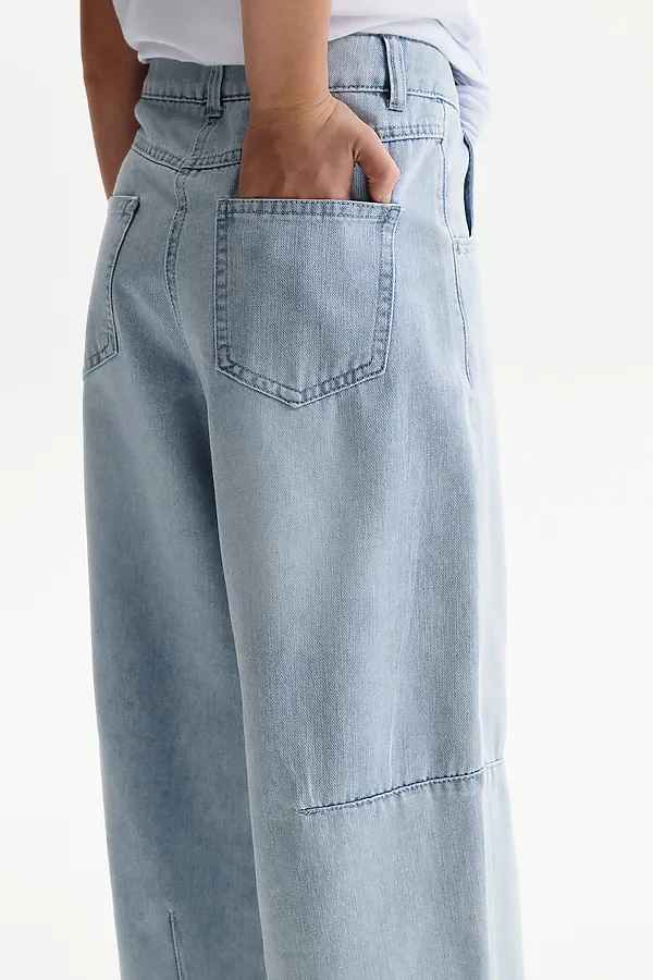 Брюки для девочек PELICAN, голубой - фото 2