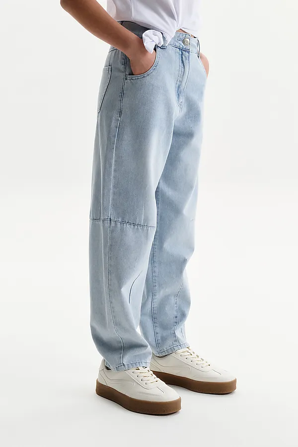 Брюки для девочек PELICAN, голубой - фото 2