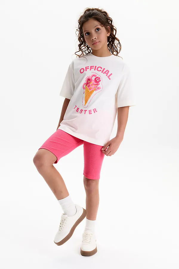 Шорты для девочек PELICAN, розовый - фото 2