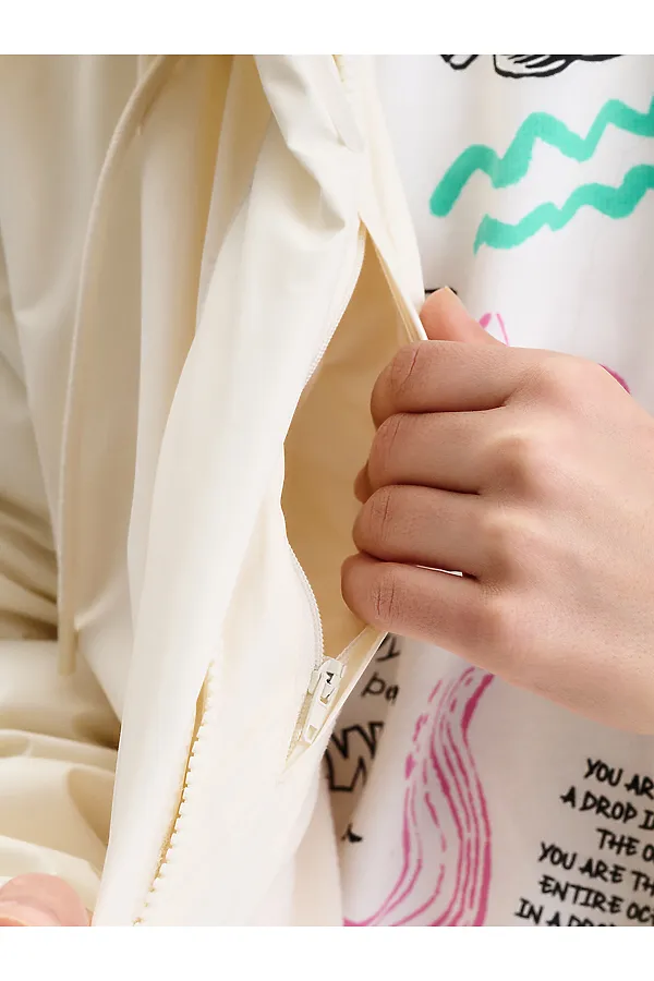 Ветровка для девочек PELICAN, молочный - фото 2