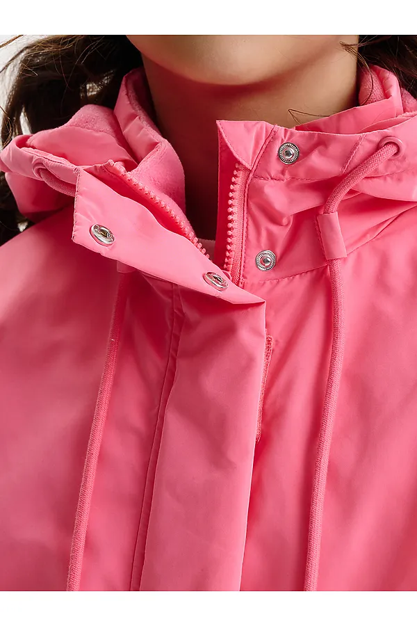 Ветровка для девочек PELICAN, розовый - фото 2