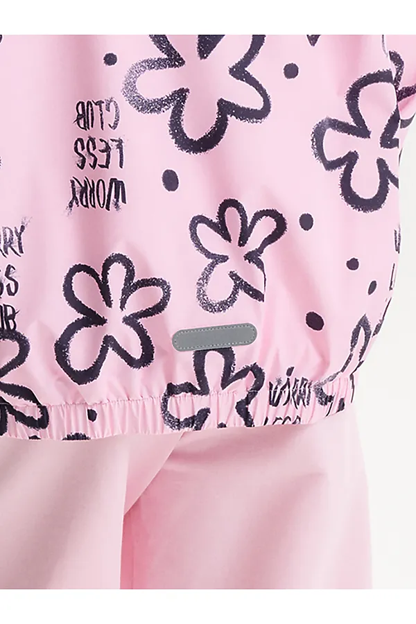 Ветровка для девочек PELICAN, розовый - фото 2