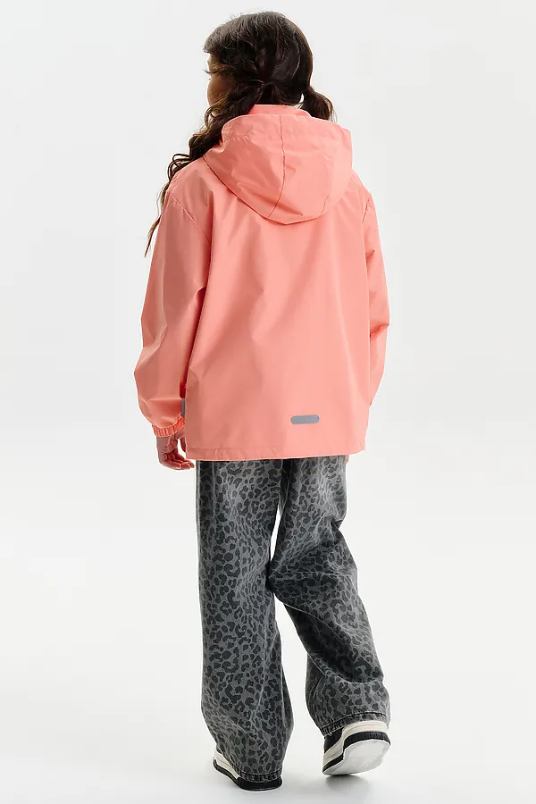 Ветровка для девочек PELICAN, персиковый - фото 2