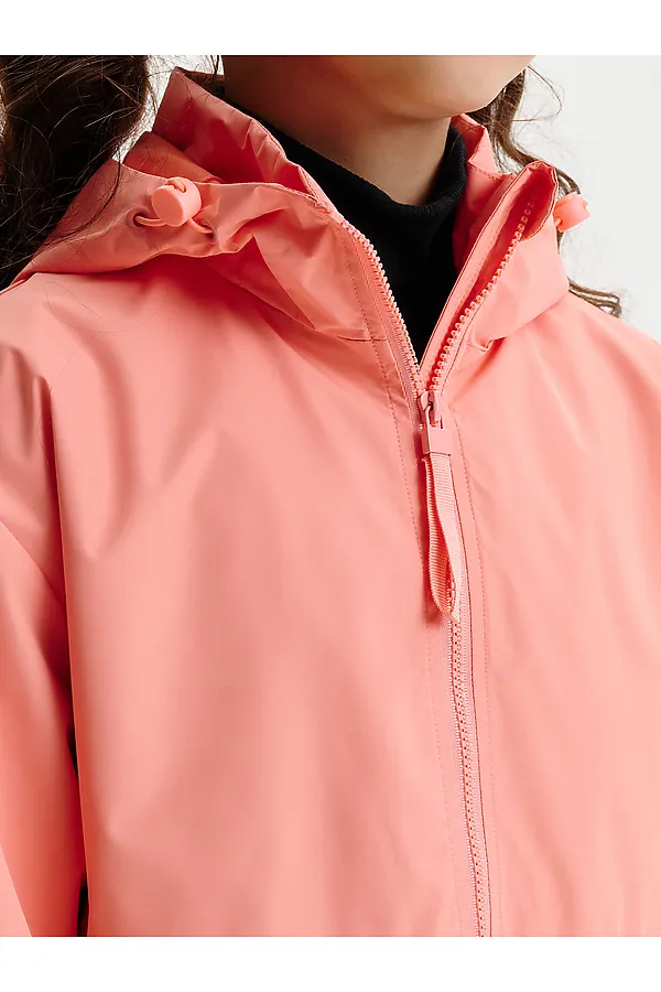 Ветровка для девочек PELICAN, персиковый - фото 2