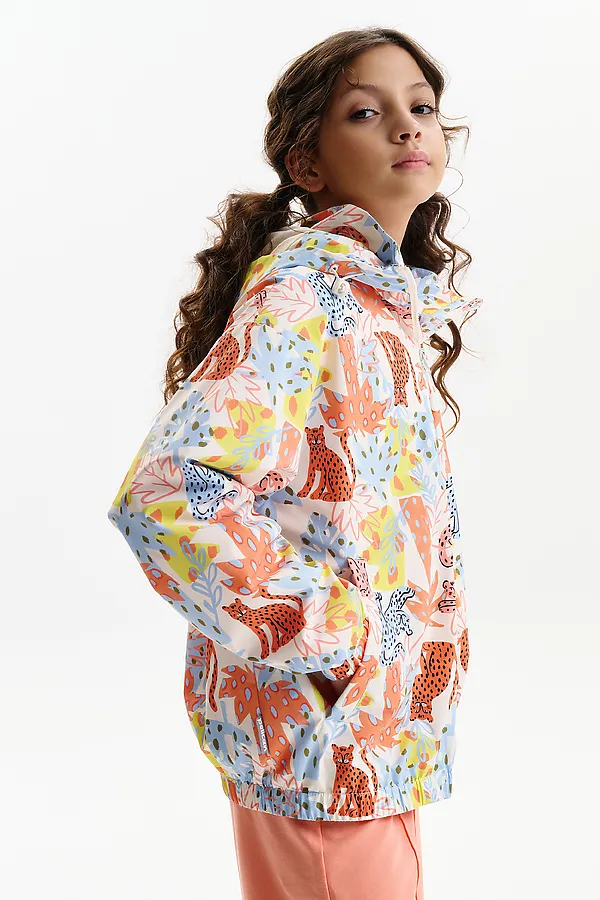 Ветровка для девочек PELICAN, персиковый - фото 2