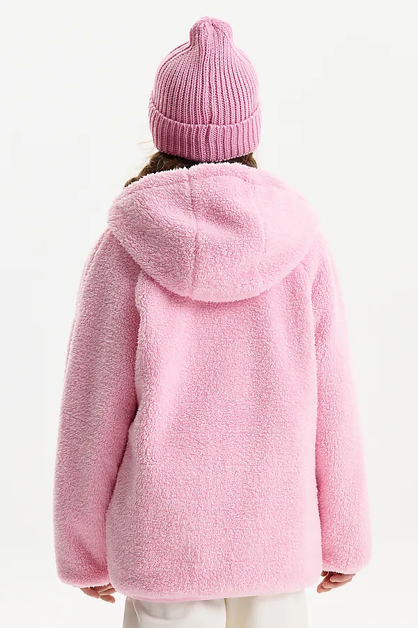 Двусторонняя ветровка для девочек PELICAN, розовый - фото 2