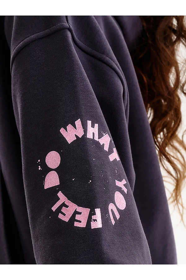 Толстовка для девочек PELICAN, темно-серый - фото 2