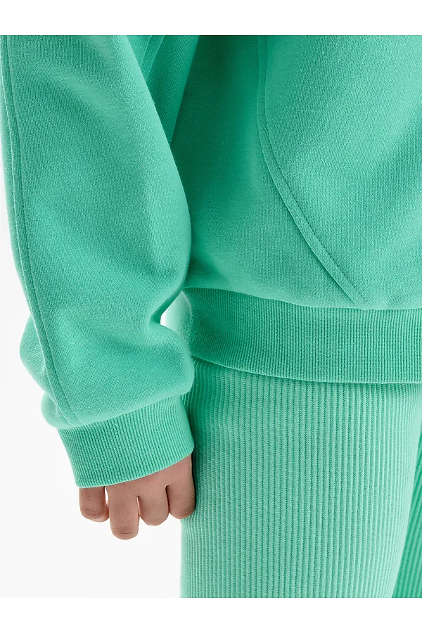 Толстовка для девочек PELICAN, ментол - фото 2