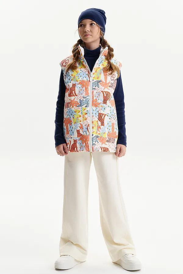 Жилет для девочек PELICAN, персиковый - фото 2