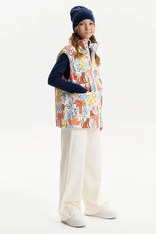 Жилет для девочек PELICAN, персиковый - фото 2