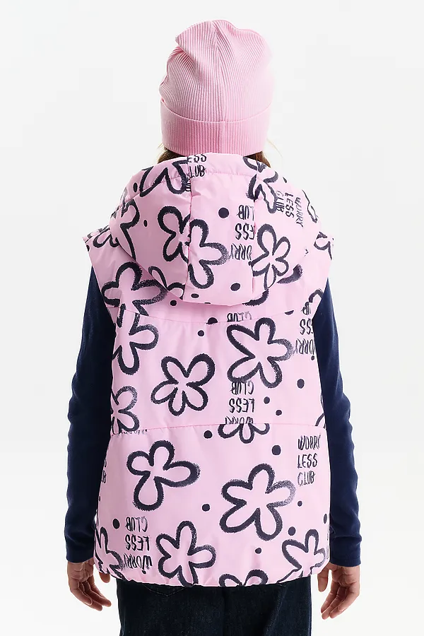 Жилет для девочек PELICAN, розовый - фото 2