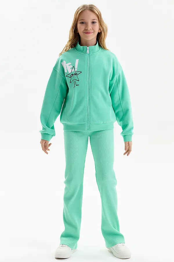 Брюки для девочек PELICAN, ментол - фото 2