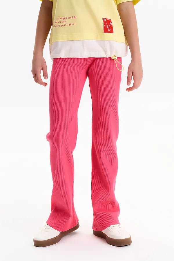 Брюки для девочек PELICAN, розовый - фото 2