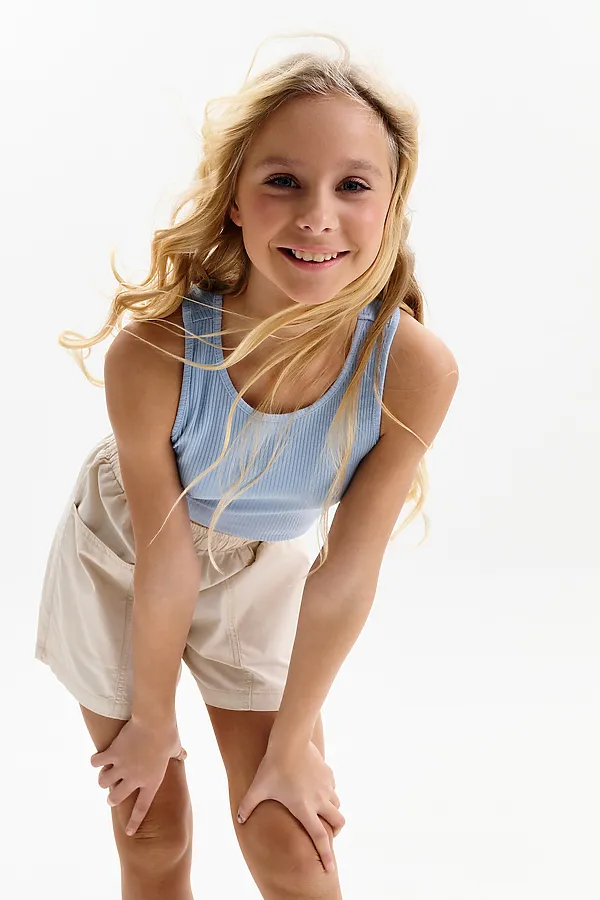 Майка (модель "топ") для девочек PELICAN, лед - фото 2