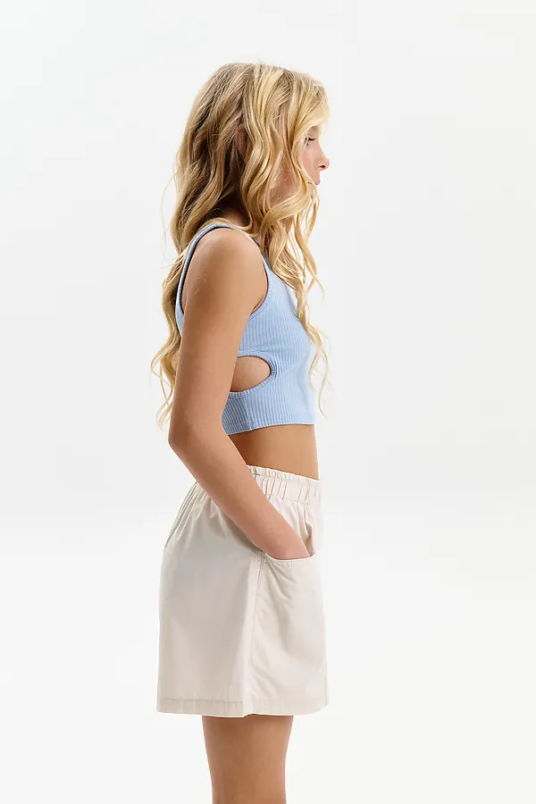 Майка (модель "топ") для девочек PELICAN, лед - фото 2