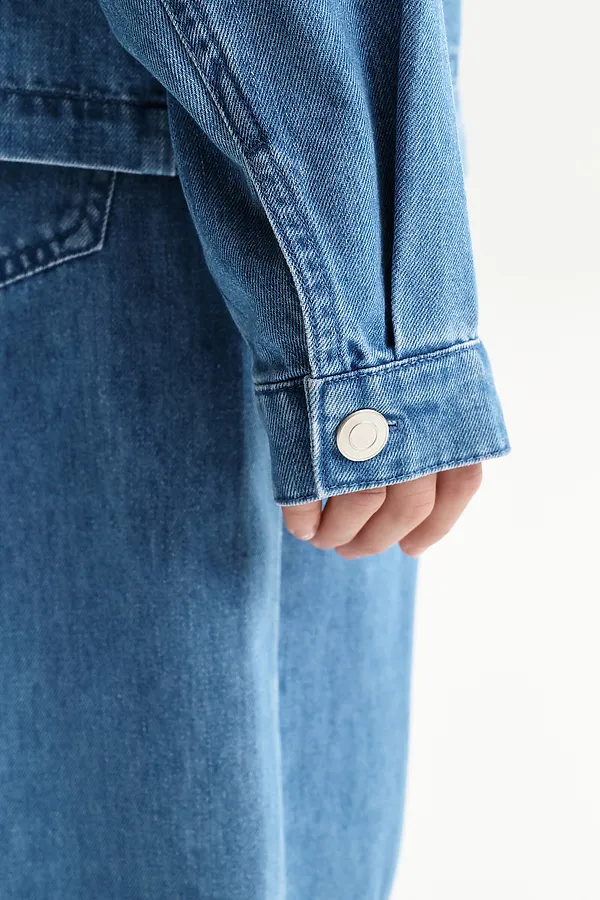 Куртка для девочек PELICAN, джинс - фото 2