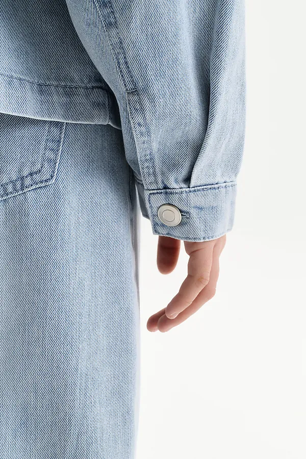 Куртка для девочек PELICAN, голубой - фото 2