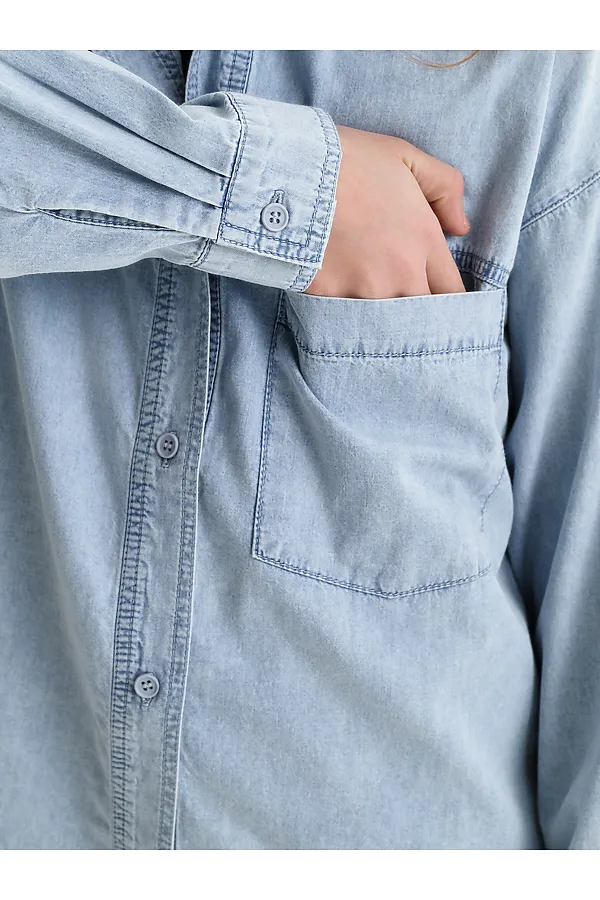 Блузка для девочек PELICAN, голубой - фото 2